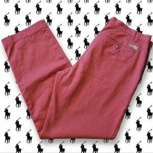 MEN'S - ​Polo Ralph Lauren Bedford Chinos | Deep Rose (Size 33x30) with 'E